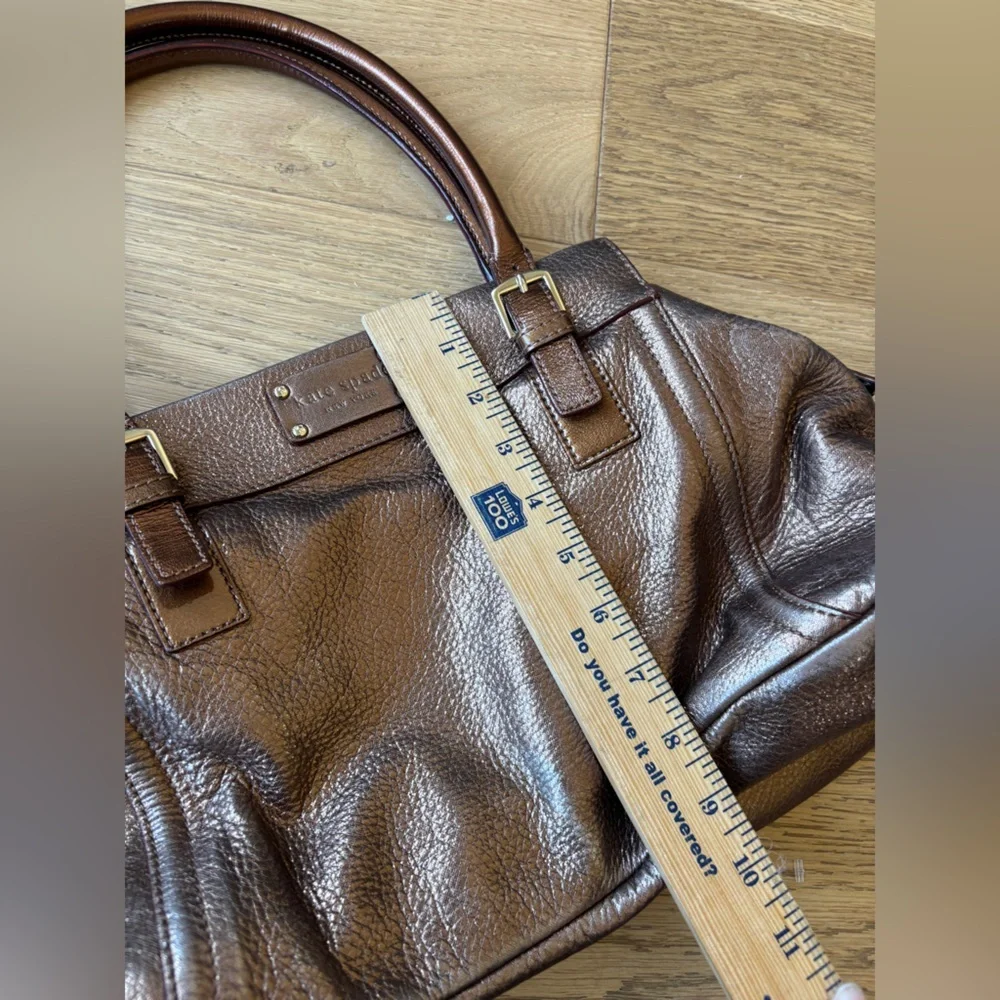 Kate Spade New york metallic gold shoulder bag